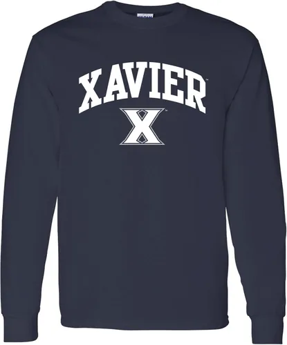 Vista 61 de NCAA oficial de College – University Team Color Arco Logo Manga Larga