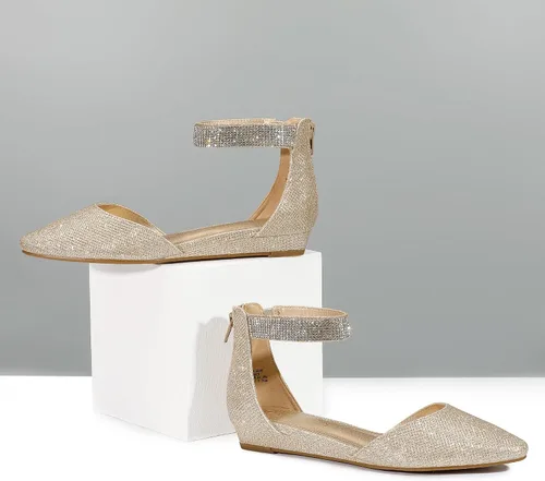 Vista 4 de Dream Pairs - Zapatos de plataforma baja con correa en el tobillo para mujer