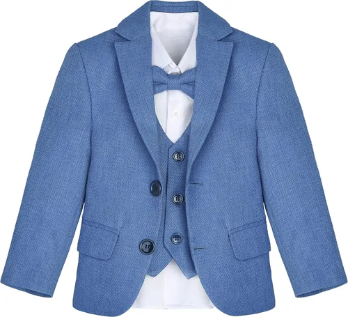 Vista 3 de Lilax Traje formal de 5 piezas para niños