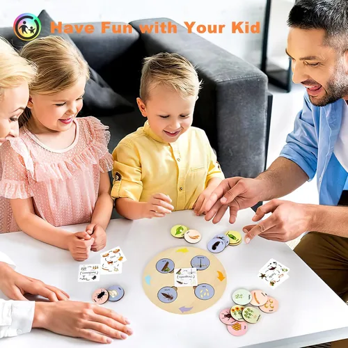 Vista 6 de Juguetes de ciclo de vida para niños, kits educativos de ciencia, juguetes Montessori para niños de 3, 4, 5, 6 años en adelante, aprendizaje