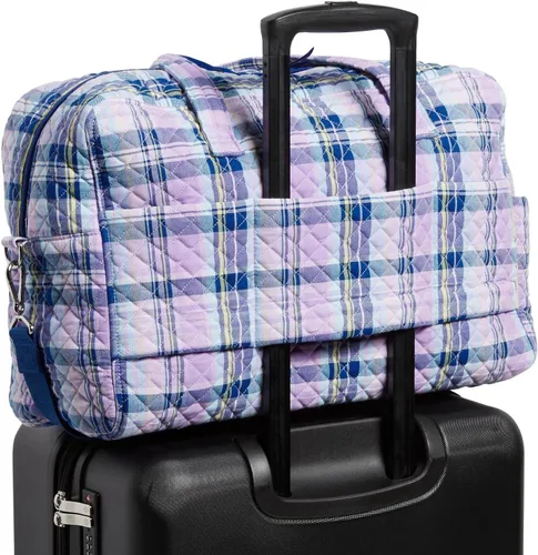 Vista 5 de Vera Bradley - Bolsa de viaje de fin de semana Weekender de algodón para mujer