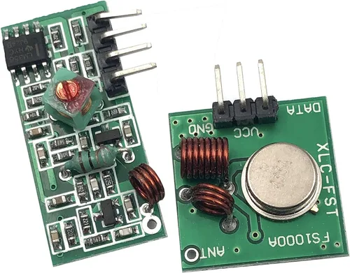Vista 3 de FainWan 5 juegos de transmisor + receptor 433M Módulo transceptor súper regenerativo de alta frecuencia compatible con alarma antirrobo