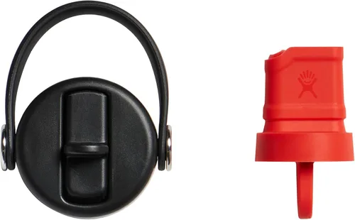 Vista 7 de Hydro Flask Tapa de Boca Estándar con Pajita Flexible Negro