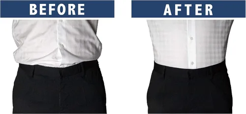 Vista 3 de Estancias de camisa para hombre, soportes para camisas, ligas de camisa, 1 par para hombres y mujeres (negro mágico), Negro