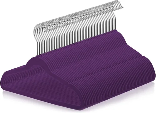 Vista 14 de Casafield 50 perchas de terciopelo para niños, tamaño de 14 pulgadas, color negro