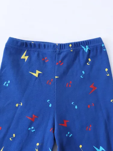 Vista 5 de Vopawetty Pijamas de algodón de 4 piezas para niños, conjunto de pijamas de Navidad y Halloween para niños