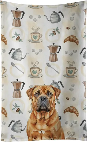 Vista 402 de Caroline's Treasures Afghan Hound - Toalla de cocina para barra de café, terciopelo frontal y lazo de algodón, lavable a máquina Sabueso afgano