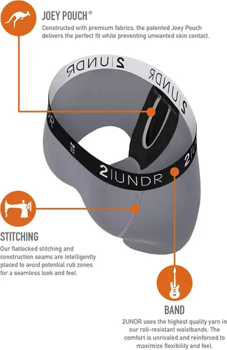 Vista 4 de 2UNDR Calzoncillos tipo bóxer Swing Shift de 6 pulgadas para hombre Estampados