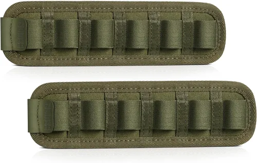 Vista 11 de Savior Equipment Tactical Shotgun Shell Card Bullet Holder for 12 Gauge Ammo, Shotgun Ammo Carrier for 2-6 Round Side Loader