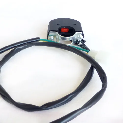 Vista 2 de Mini interruptor de apagado de bicicleta - Interruptor de apagado montado en la barra de manillar con conector de 2 cables