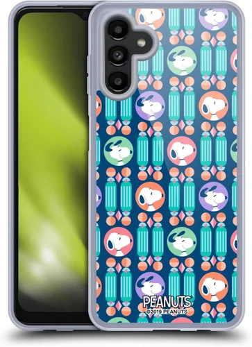 Vista 69 de Head Case Designs Snoopy Deco Dreams - Funda de gel con licencia oficial de Peanuts Blue Pattern [protección de grado militar] compatible con Google