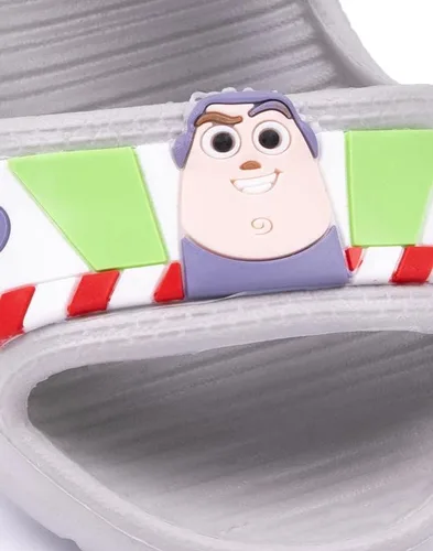 Vista 6 de Disney Toy Story Buzz Lightyear Sandalias para niños pequeños Deslizadores de superhéroes para niños y niñas con correa de apoyo Zapatos de verano