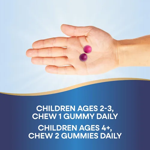 Vista 5 de Gomas de huesos y músculos en crecimiento para niños de Nature's Way, apoya huesos y músculos saludables*, calcio, magnesio, vitaminas D3 y K1