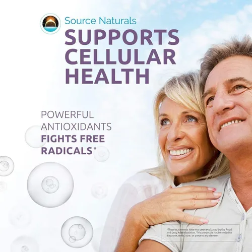 Vista 7 de Source Naturals Resveratrol 200 mg para el Corazón y el Envejecimiento Saludable - 30 Cápsulas Vegetarianas