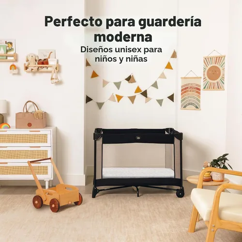 Vista 8 de 2 paquetes de sábanas ajustadas para mini cuna - 38x26 sábanas Pack N Play para colchón Pack and Play, algodón orgánico, ropa de cama transpirable