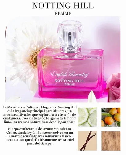 Vista 2 de English Laundry Notting Hill Femme Eau de Parfum en aerosol, 3.4 onzas líquidas