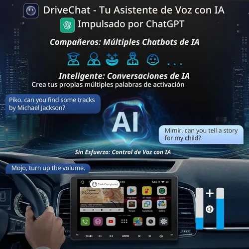 Vista 3 de ATOTO S8 MS 9 pulgadas QLED Doble Din Android Estéreo, 4G incorporado y WiFi Dual Bluetooth, 8-core 4G+32G, VSV&LRV, SCVC&36B-EQ DSP, AI Chat