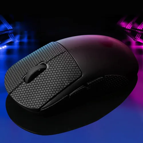Vista 5 de MTLDOIK Cinta de agarre antideslizante para mouse inalámbrico para juegos, negro, 0.787 in