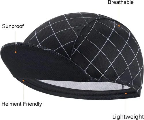 Vista 2 de ROCKBROS Men's Cycling Cap Breathable Sun Proof Helmet Liner Hat