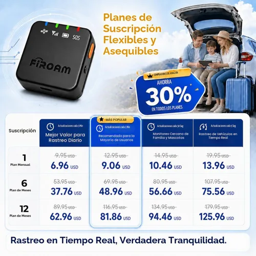 Vista 6 de QuadTrack - Rastreador GPS oculto para vehículos, niños y activos