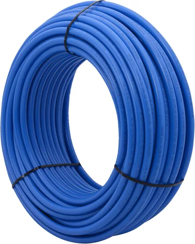 Vista 14 de SharkBite 1/2 pulgada x 100 pies azul PEX-B, tubería de agua flexible PEX para fontanería, U806B100