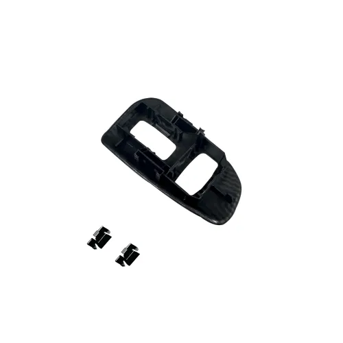 Vista 9 de 1 par de paneles de interruptor de ventana de fibra de carbono con clips compatibles con Chevy Camaro 1993-2002
