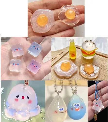 Vista 6 de 5 piezas de plástico polimorfo, plástico moldeable, se derrite en agua caliente para hacer joyas, suministros de arte de resina, tiras termoplásticas