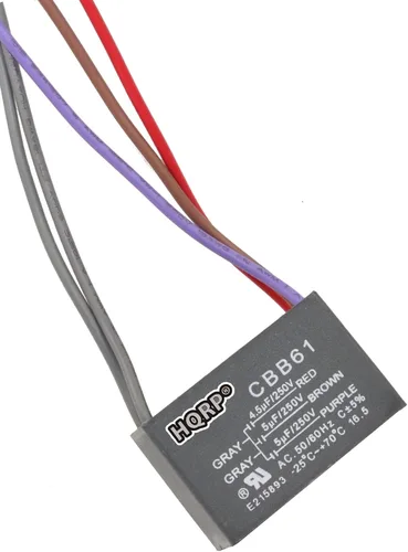 Vista 17 de HQRP Condensador de ventilador de techo CBB61 1uf+2uf de 3 cables listado UL