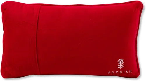 Vista 2 de FURBISH Almohada Decorativa de Punto de Cruz, Letra de Canción, Pequeña Almohada Bordada de Acento para Cama, Silla, Sofá, Decoración del Hogar Soy