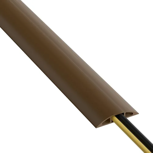 Vista 9 de D-Line – Funda para cable de piso de 6 pies, protector de cable, oculta cables de extensión, protege cables, evita riesgos de caídas, ocultador