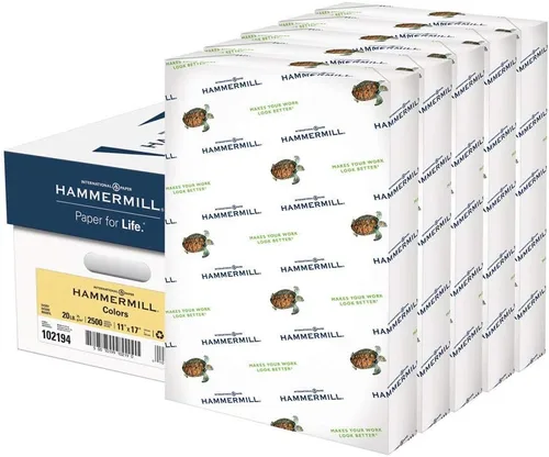 Vista 28 de Hammermill - Papel de color, papel de impresora color ante de 20 libras, 8.5 x 11 pulgadas - 1 resma (500 hojas), fabricado en los Estados Unidos