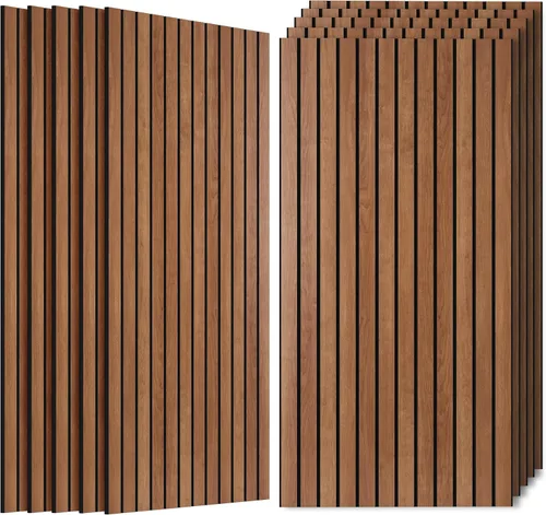 Vista 30 de Paquete de 4 paneles acústicos absorbentes de sonido, 47.2"x23.6" (47.2 x 23.6 pulgadas) paneles de amortiguación de sonido, paneles decorativos