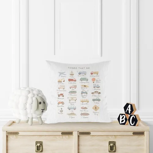 Vista 2 de Fundas de almohada para el aula de 18 x 18 pulgadas, almohadas de aula para niños, rincón de lectura, decoración de habitación de niños pequeños