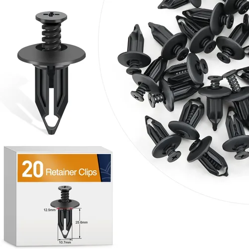 Vista 30 de GOOACC Juego de tornillos para placa de matrícula, tornillos de acero inoxidable con tuercas de nylon para sujetar placas de matrícula delanteras