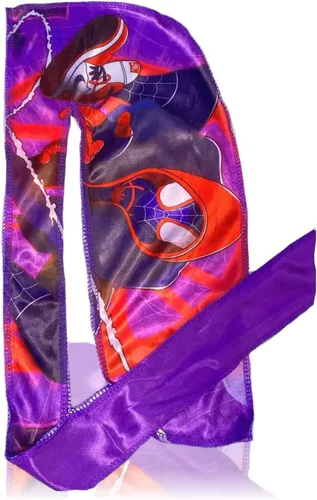 Vista 42 de Art Silky Durag con colas largas y anchas, durags de tela de seda suave satinada para mayor comodidad y compresión