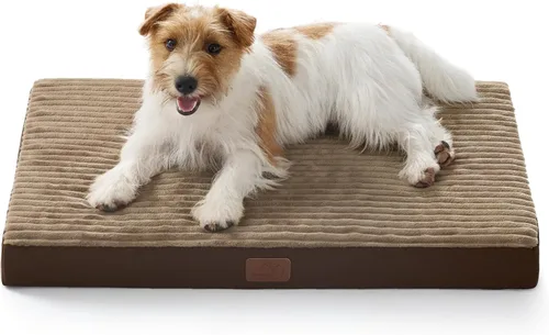 Vista 15 de Bedsure ComfyFleece Cama para perros pequeños, camas ortopédicas para mascotas con funda extraíble lavable, no impermeable, alfombrilla de espuma