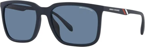 Vista 2 de AX ARMANI EXCHANGE Men's Ax4117su Universal Fit Rectangular Sunglasses