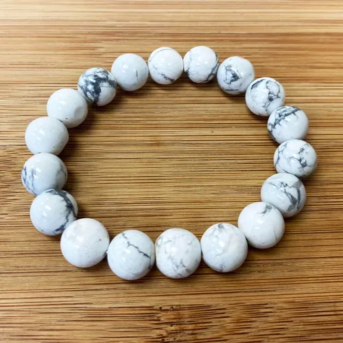 Vista 364 de Gem Avenue Handmade Round Bead Stretch Bracelet Unisex Natural Stone Beaded Jewelry for Men & Women, Elastic Wristband for Daily Wear