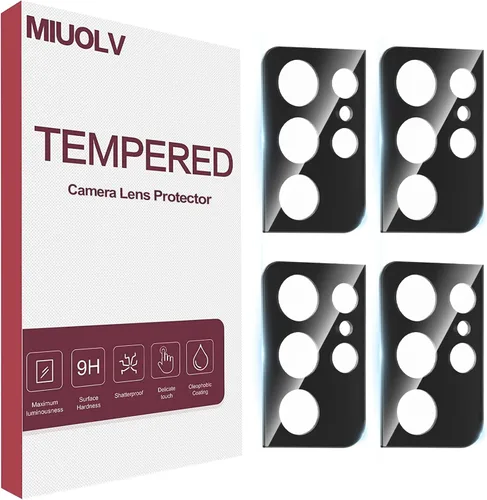 Vista 13 de Paquete de 4 protectores de lente de cámara compatibles con Samsung Galaxy Decoración de la cubierta de lente de cámara de vidrio templado 9H