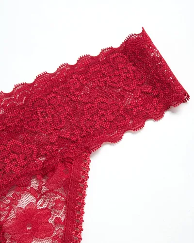 Vista 3 de Jessica Simpson Ropa interior para mujer, paquete de 10 calzones de microfibra elástica con encaje (S-XL)