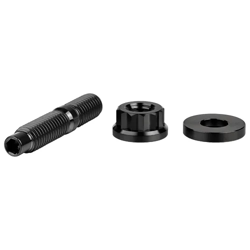Vista 7 de Tornillo de titanio M8 M10x45 54 55 2.559 in paso 1.25 Kit de pernos de escape automotriz Kit tornillos, tuercas y arandelas Kit de 4 piezas
