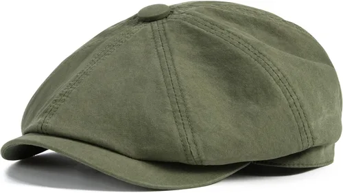 Vista 12 de BOTVELA Gorra de algodón con diseño de Newsboy Gatsby para hombre