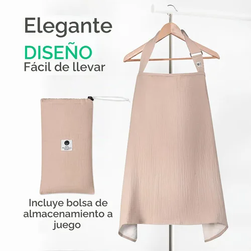 Vista 3 de San Francisco Baby Funda de lactancia – Funda de lactancia transpirable para lactancia, cubierta de lactancia de 360° para lactancia materna, fundas