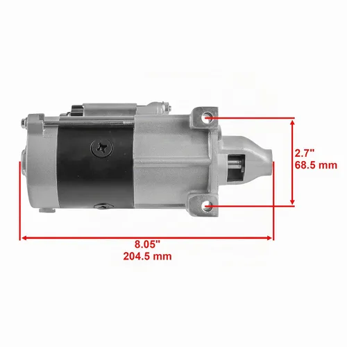 Vista 2 de Caltric Motor de arranque compatible con Kawasaki Mule 610 4X4 KAF400 KAF 400 2005 2006 2007 2008 2009 2010-2016