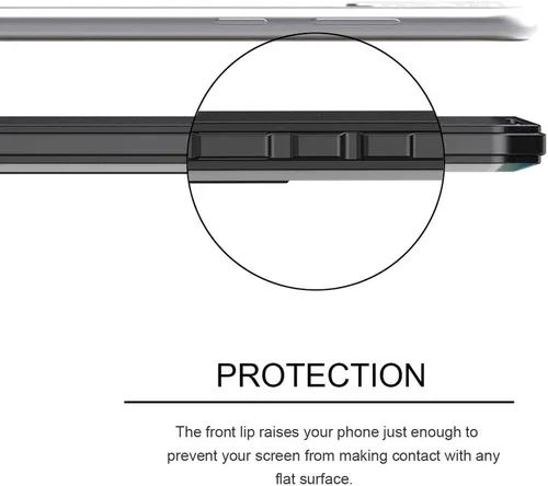 Vista 9 de Funda protectora de cuerpo completo para Galaxy S20, resistente a los golpes, funda de metal de aleación de aluminio con protector de pantalla Negro