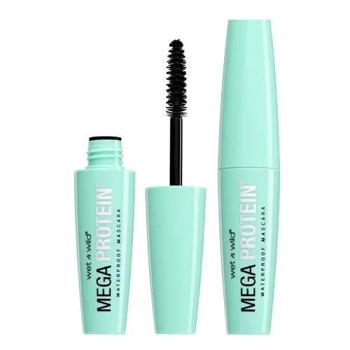 Vista 4 de wet n wild Máscara impermeable Mega Protein, muy negra, 0.21 onzas, C154A