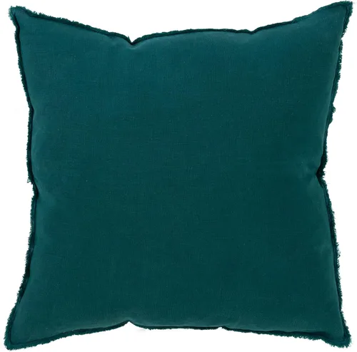 Vista 22 de SARO LIFESTYLE Almohada de diseño con flecos con relleno de plumón, negro, 20 pulgadas (13049.BK20S)