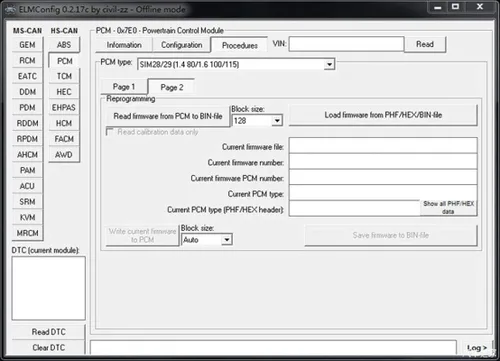 Vista 7 de VINT-TT55502 ELM327 USB modificado para FOSCAN ELMconfig FOCCCUS HS-CAN / MS-CAN