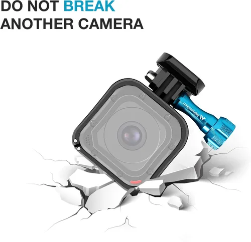 Vista 3 de MiPremium Carcasa de montaje en marco para GoPro Hero Session 4 y 5 Skeleton Cover Shell Kit de accesorios con tornillo de aluminio y hebilla