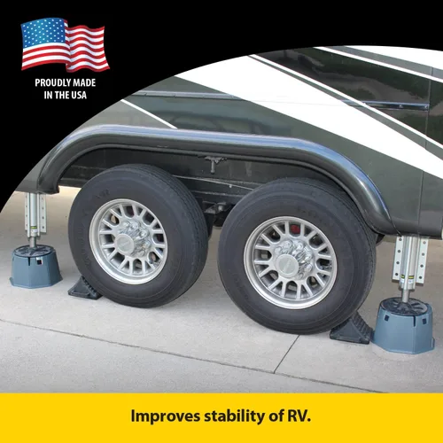 Vista 5 de Stromberg Carlson Base Pad Extreme – Bloque de 7 pulgadas, capacidad máxima de 6000 libras – Accesorios de caravana para remolques de viaje